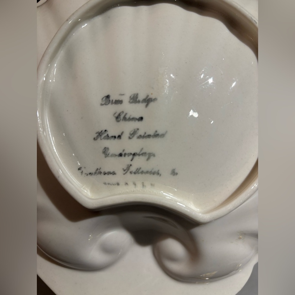SALE Vintage 1930s-40s Blue Ridge Southern Potteries Ceramic Hand Painted floral - Picture 2 of 7